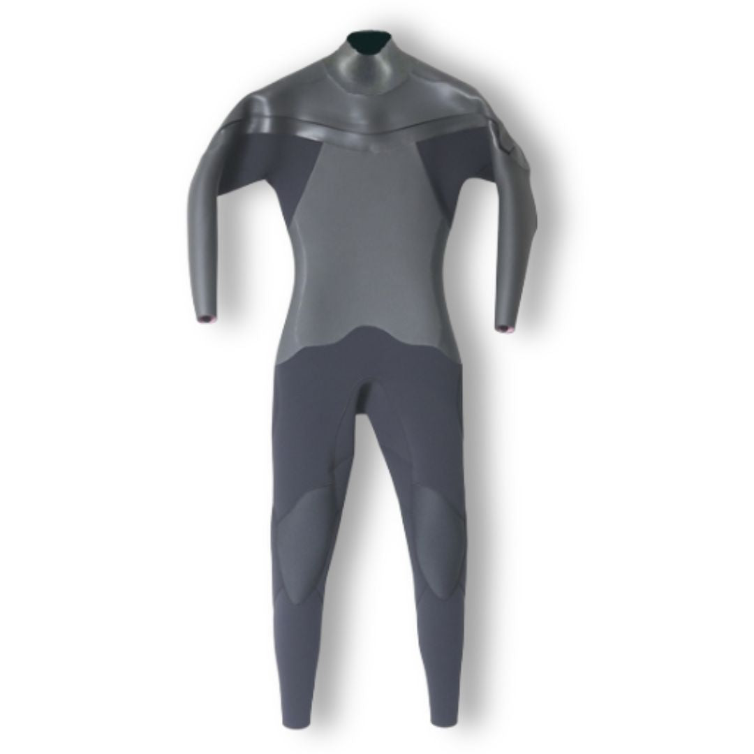 mesh chest zip front